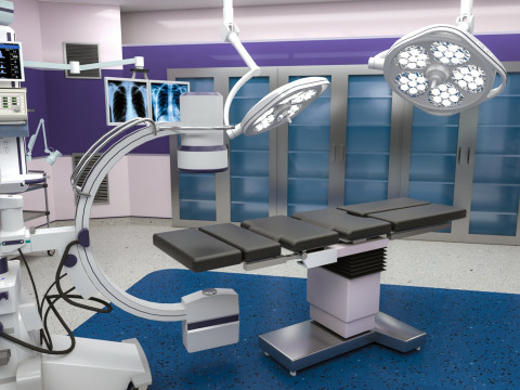 Hospital Interior- Operating Room 3D 模型
