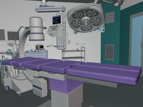 Hospital Interior- Operating Room 3D 模型