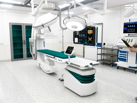 Medizinische Umgebungen &ndash; Hybrid-OP-Szene 3D Modell