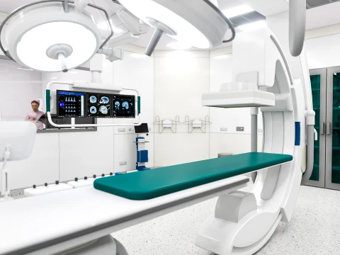 Medizinische Umgebungen &ndash; Hybrid-OP-Szene 3D Modell