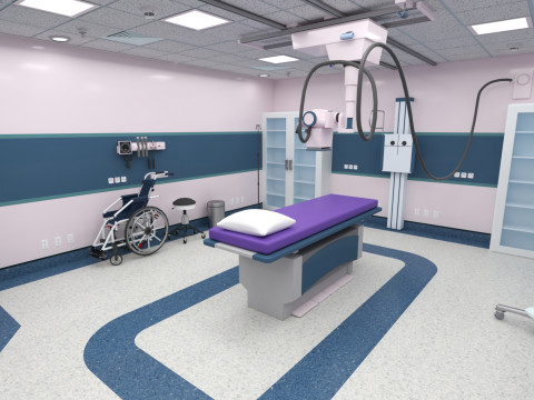 Hospital Interior- Radiology-CT Scan Room 3D Model