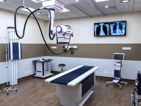 Hospital Interior- Radiology-Xray Room 3D 模型