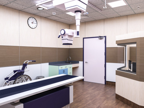 Hospital Interior- Radiology-Xray Room 3D Model