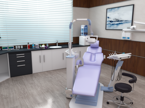Hospital Interior- Clinics-Dental Clinic 3D Model