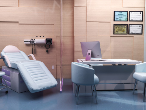 Hospital Interior- Clinics-General Clinic 3D मॉडल