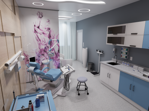 Hospital Interior - Clinics -Dental Clinic 3D Model