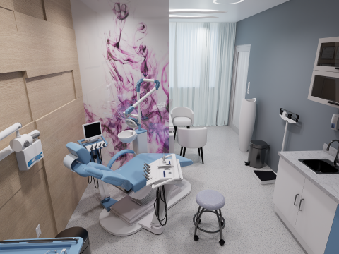 Hospital Interior - Clinics -Dental Clinic 3D Model