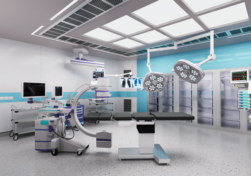 Hospital Interior - Surgical Department Modèle 3D .c4d .max .obj .3ds .fbx .stl .blend 