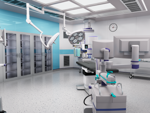 Hospital Interior - Surgical Department Modèle 3D