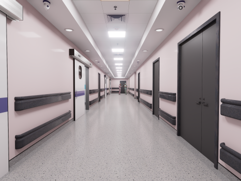 Hospital Interior - Surgical Department Modèle 3D
