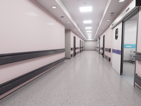 Hospital Interior - Surgical Department Modèle 3D