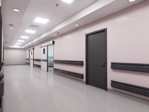 Hospital Interior - Surgical Department Modèle 3D