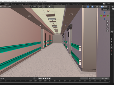 Hospital Interior - Surgical Department Modèle 3D