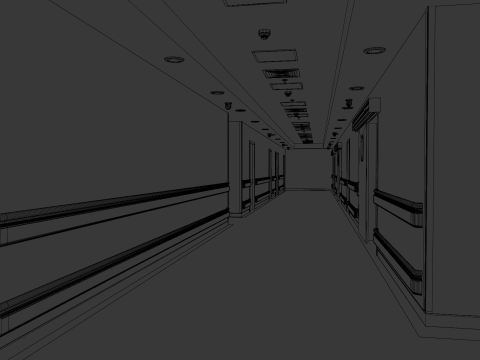 Hospital Interior - Surgical Department Modèle 3D