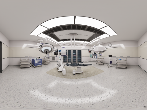 Hospital Interior - Operating Room Modello 3D