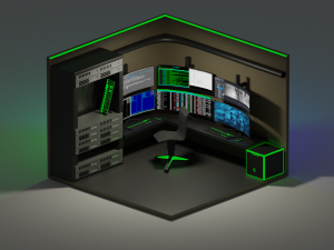 server room Model 3D