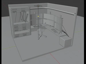 server room 3D Model
