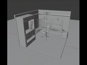 server room 3D 모델