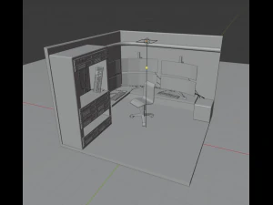 server room 3D Model