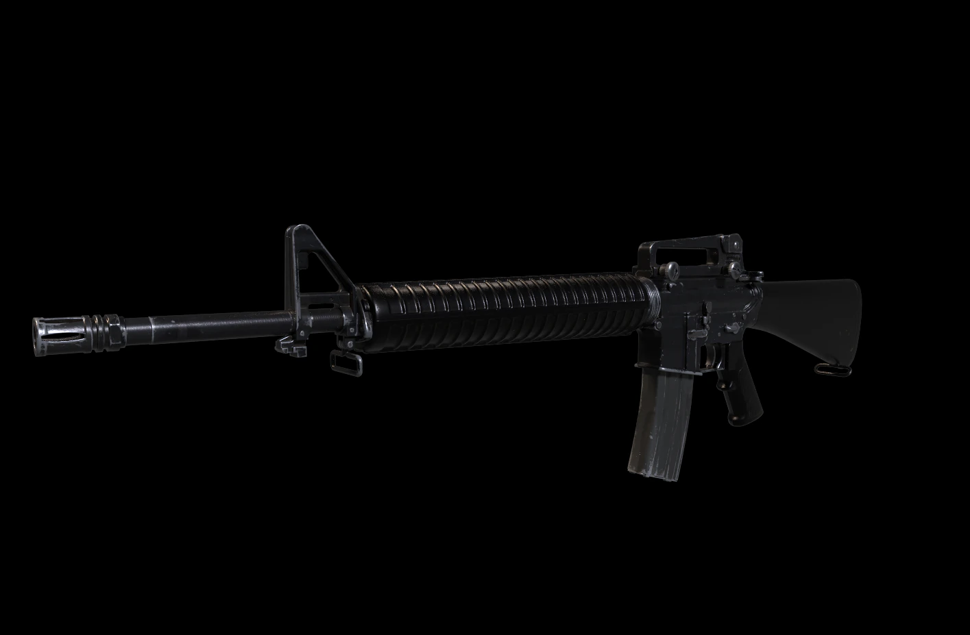 m16 Model 3D .c4d .max .obj .3ds .fbx .stl .blend 
