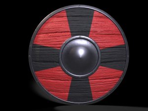 viking shield bundle 3D 모델