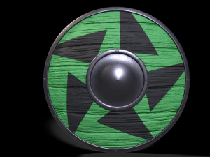 pacote de escudo viking Modelo 3D