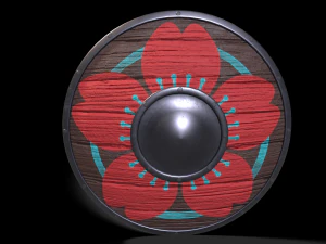 pacote de escudo viking Modelo 3D