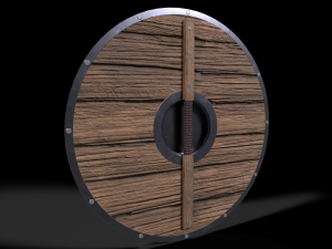 viking shield bundle 3D 모델