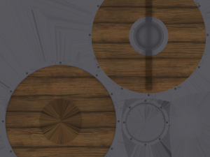 viking shield bundle 3D 모델