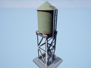 water tower 3Dモデル
