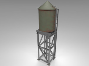water tower 3Dモデル