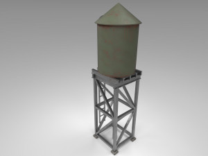 water tower 3Dモデル