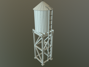 water tower 3Dモデル