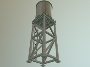 water tower 3Dモデル