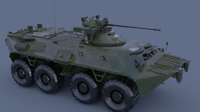 btr 82-a Modelo 3D .c4d .max .obj .3ds .fbx .stl .blend 