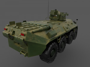 btr 82-a Modelo 3D