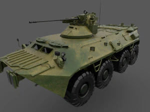 btr 82-a 3D Model