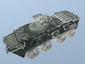 btr 82-a 3D Model