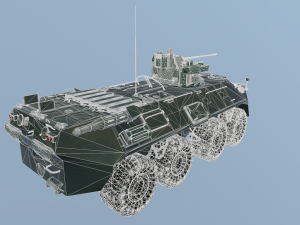 btr 82-a Modelo 3D