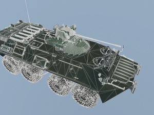 btr 82-a Modelo 3D