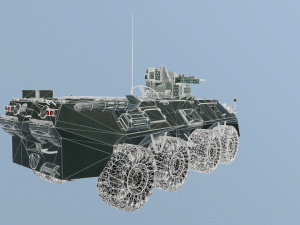 btr 82-a Modelo 3D