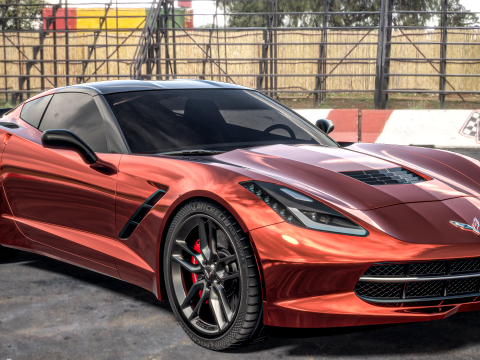 Chevrolet Corvette C7 Z51 3D-Modell