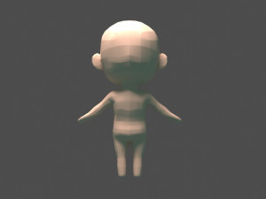 sd character body 3D Model