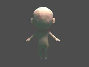 sd character body 3D Model