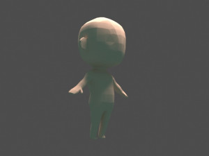 sd character body 3D Model