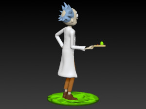 rick sanchez 3D Baskı Modeli