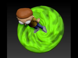 Морті 3D Принт Модель