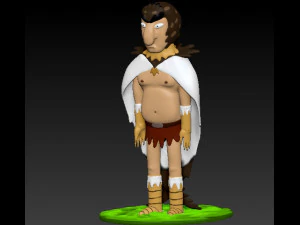 Vogelmensch 3D Druckmodell