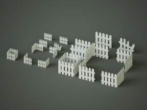 Voxel Garden pack 3D Модель