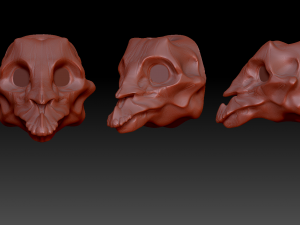 Wendigo- 3d Printable Doll Head 3D Print Model